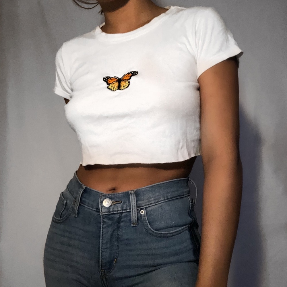 Brandy Melville butterfly top